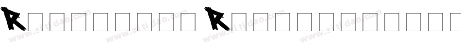 Rockmaker Regular字体转换